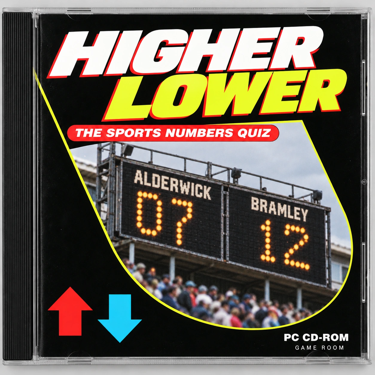 Higher / Lower retro CD game cover
