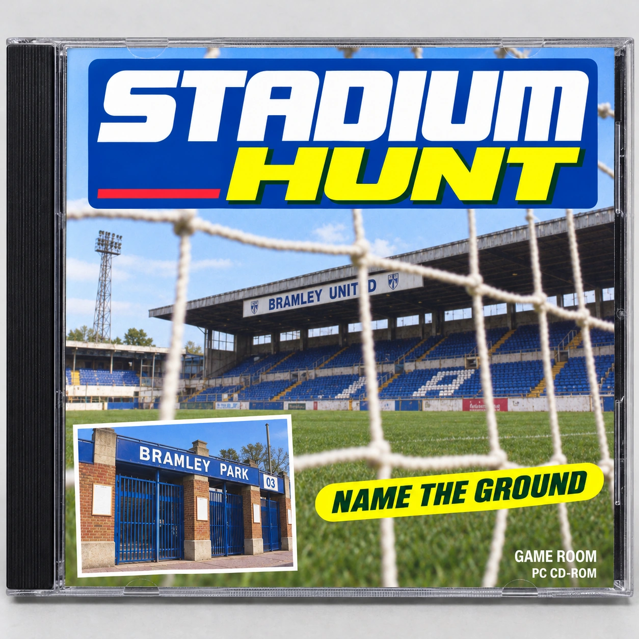 Stadium Hunt retro CD game cover