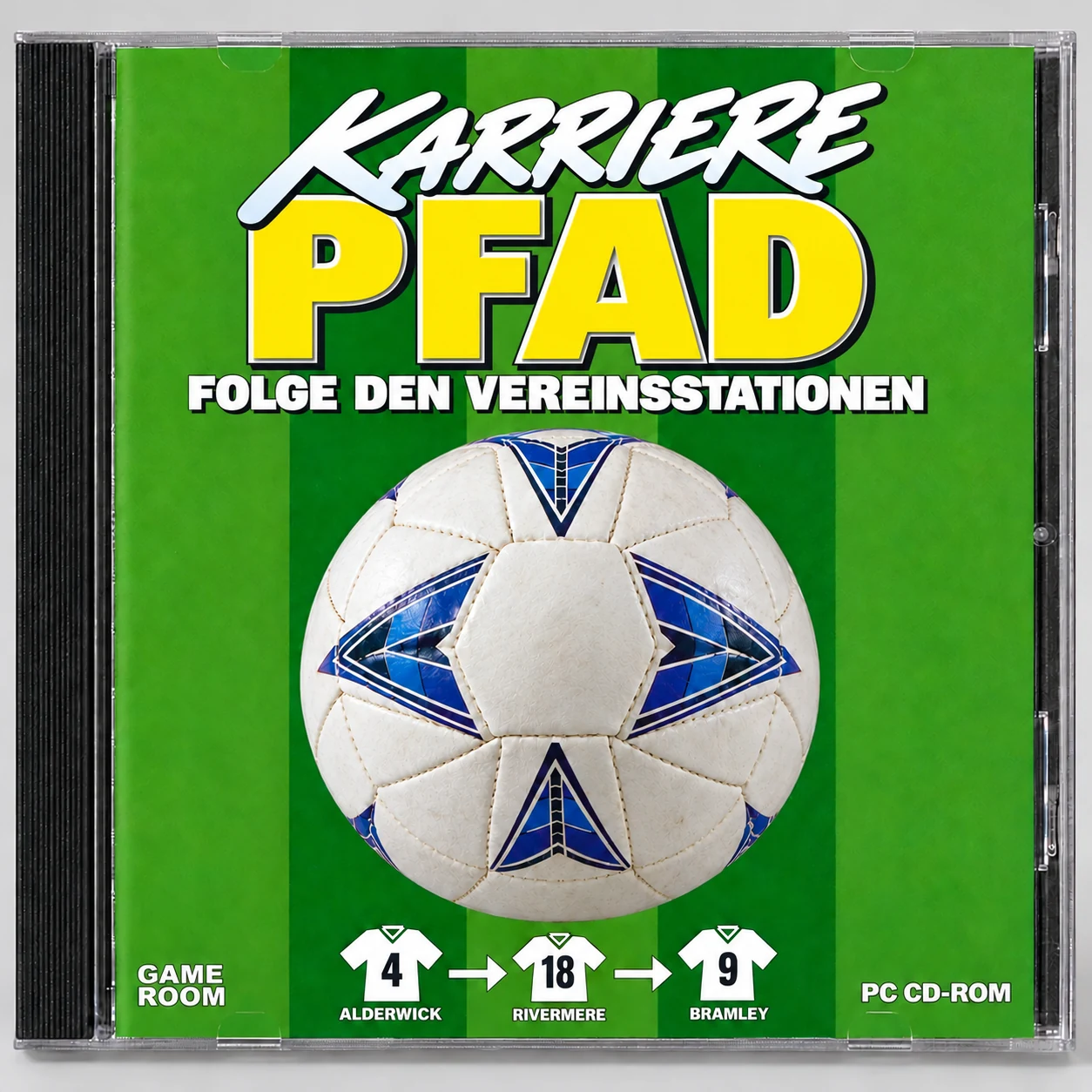 Retro-CD-Cover von Karrierepfad