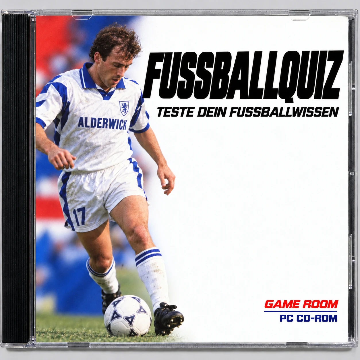 Cover des Fußballquiz in der CD-Sammlung von Game Room