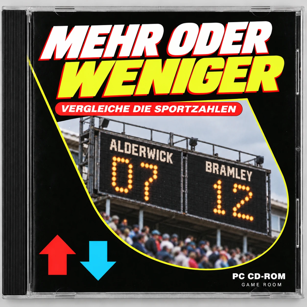 Retro-CD-Cover von Mehr oder weniger