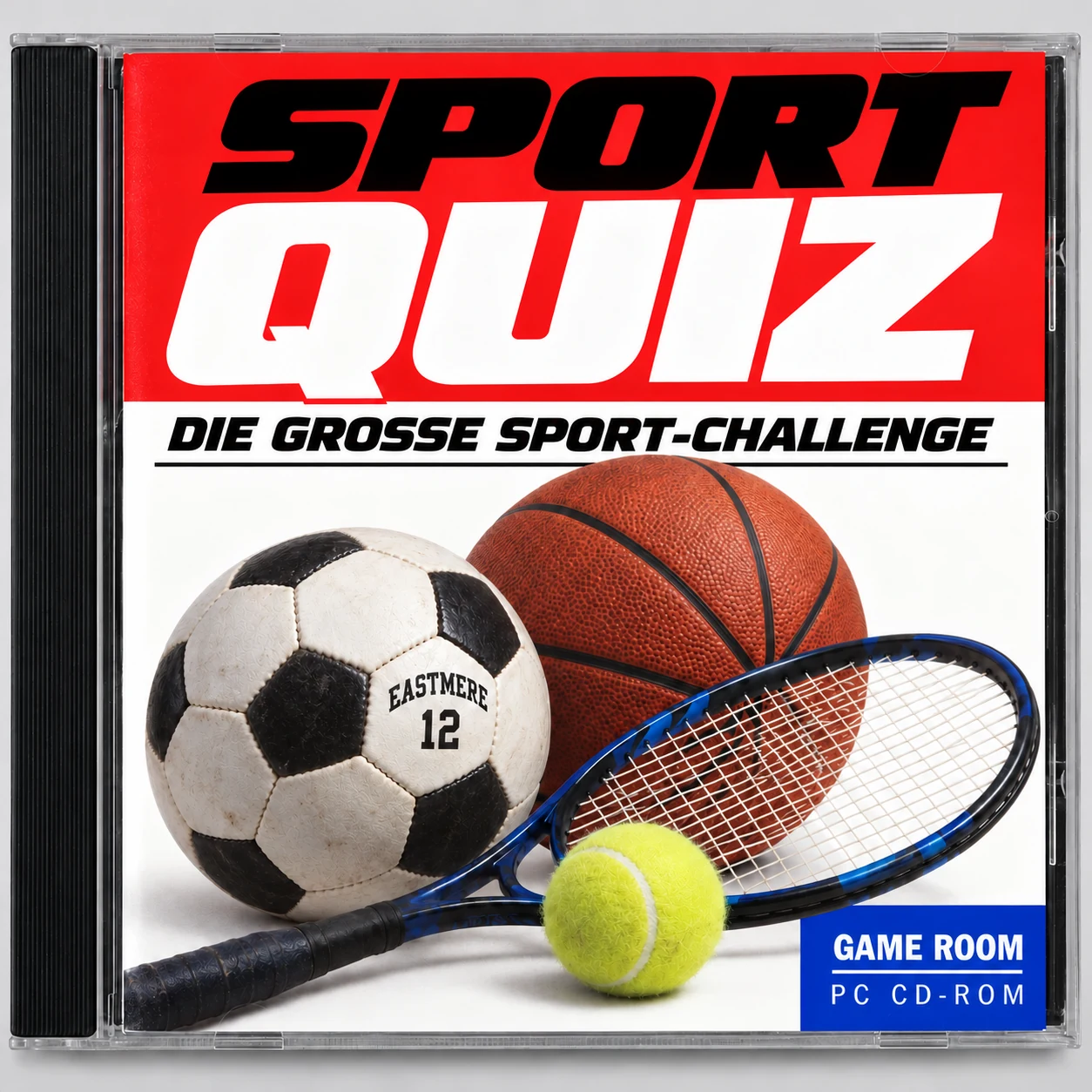 Retro-CD-Cover des Sportquiz