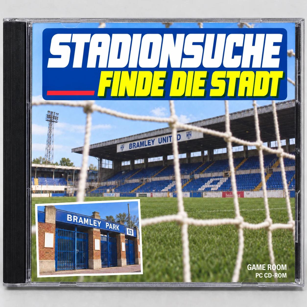 Retro-CD-Cover von Stadionsuche