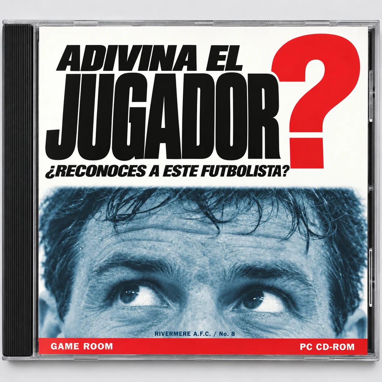 Carátula retro en CD de Adivina el jugador