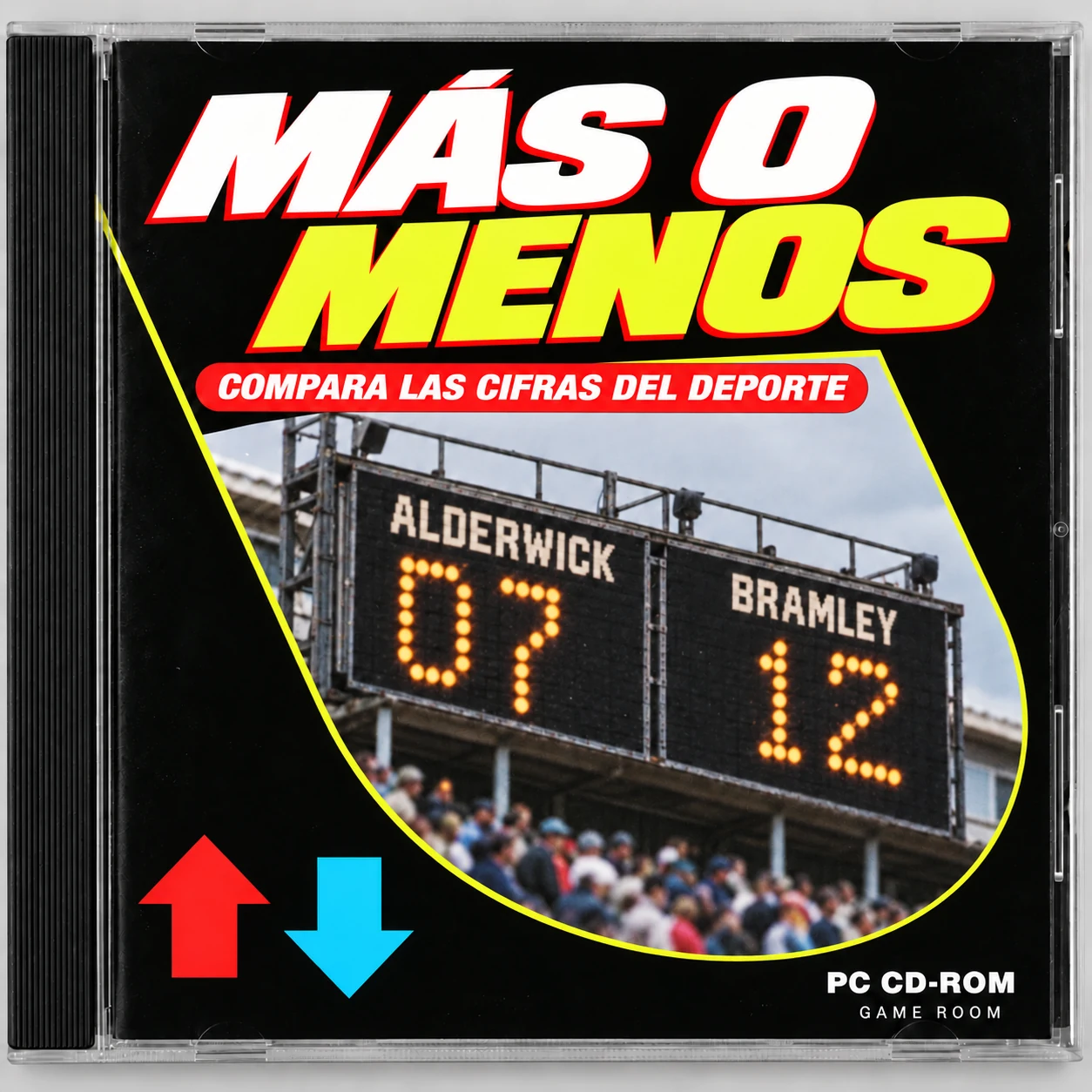 Carátula retro en CD de Más o menos