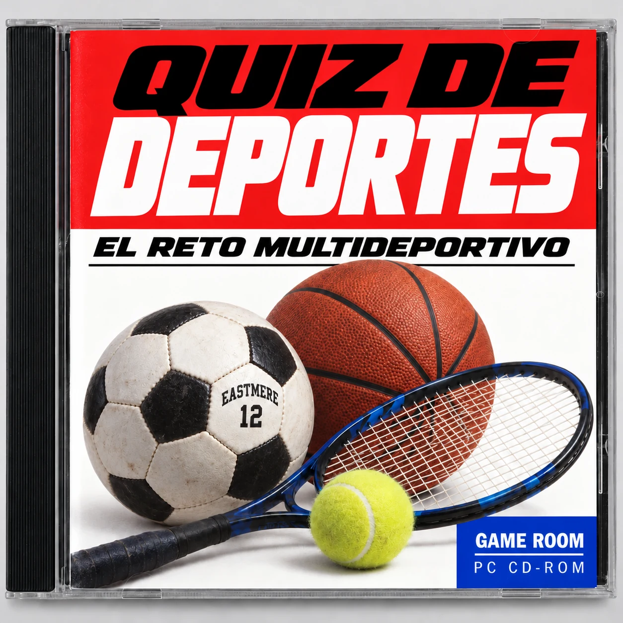 Carátula retro en CD de Quiz de deportes
