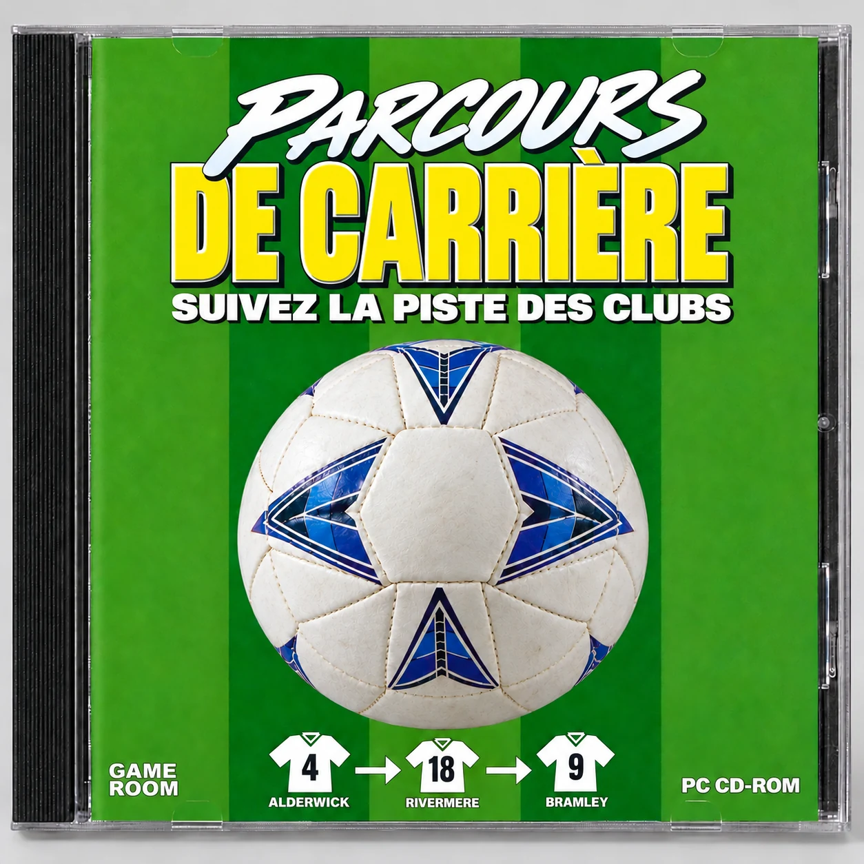 Jaquette rétro de CD de Parcours de carrière