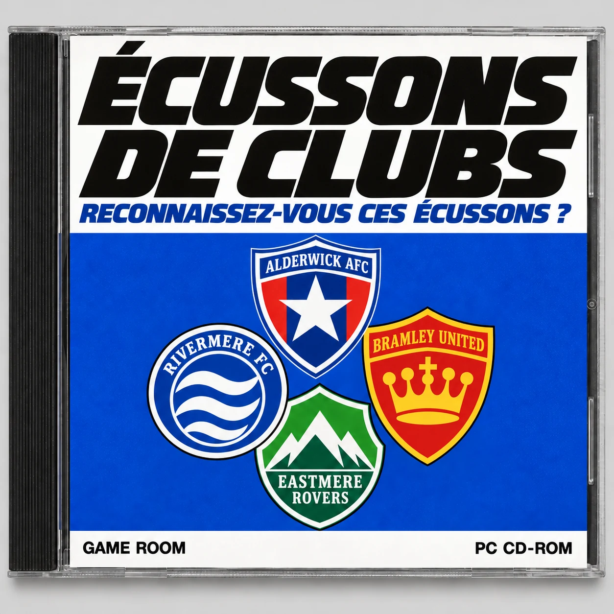 Jaquette rétro de CD d’Écussons de clubs