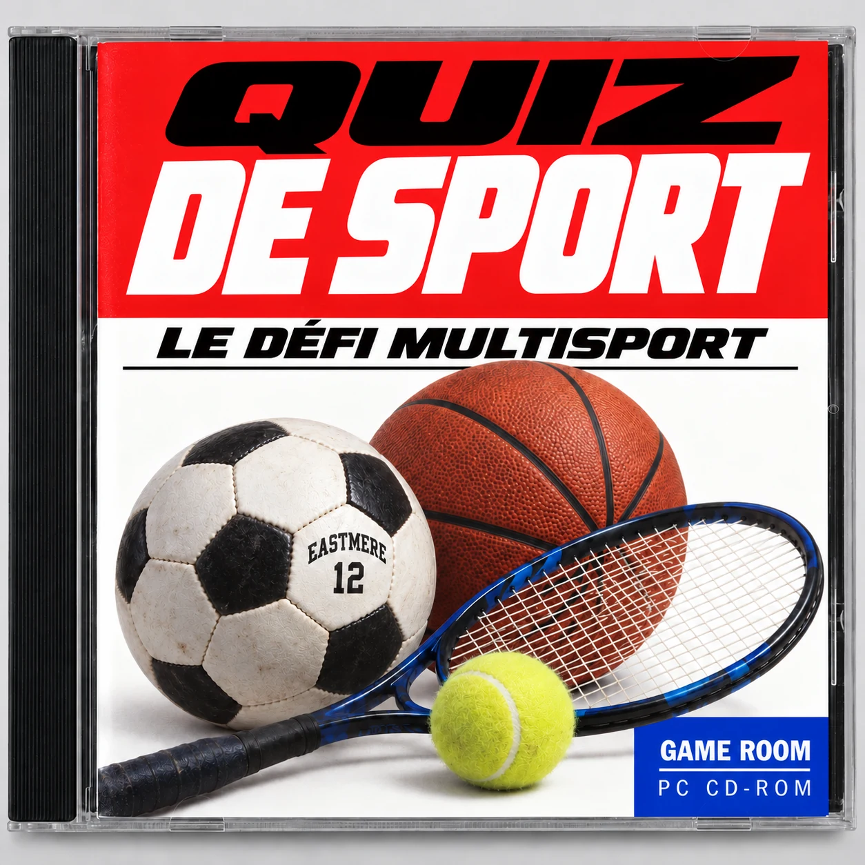 Jaquette rétro de CD du Quiz de sport