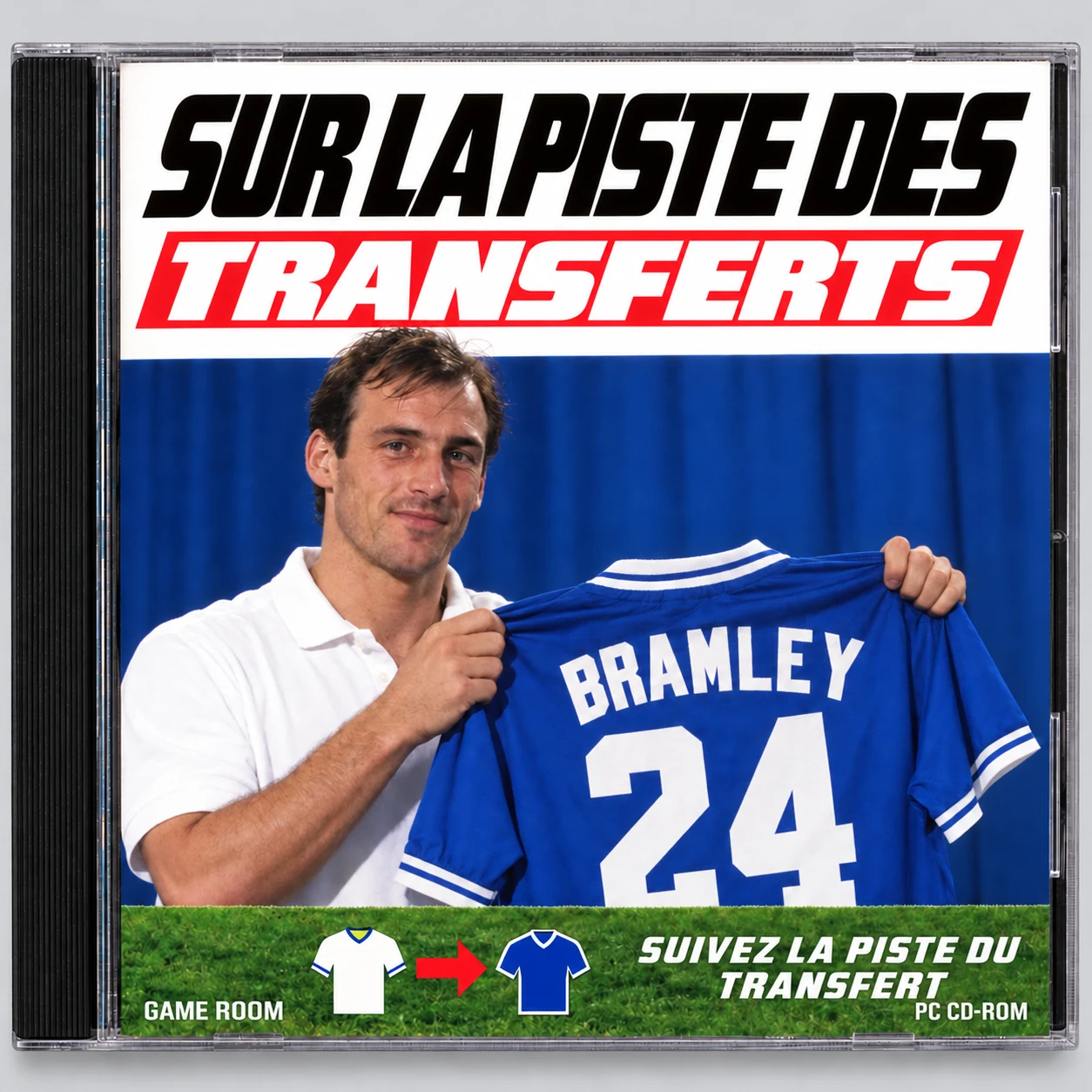 Jaquette rétro de CD de Sur la piste des transferts