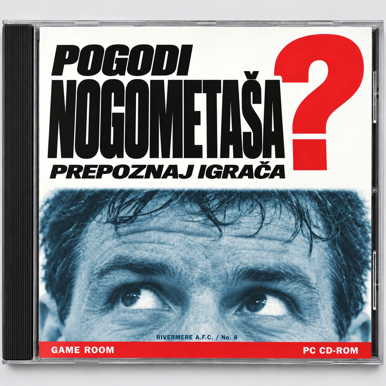 Retro CD naslovnica igre Pogodi nogometaša