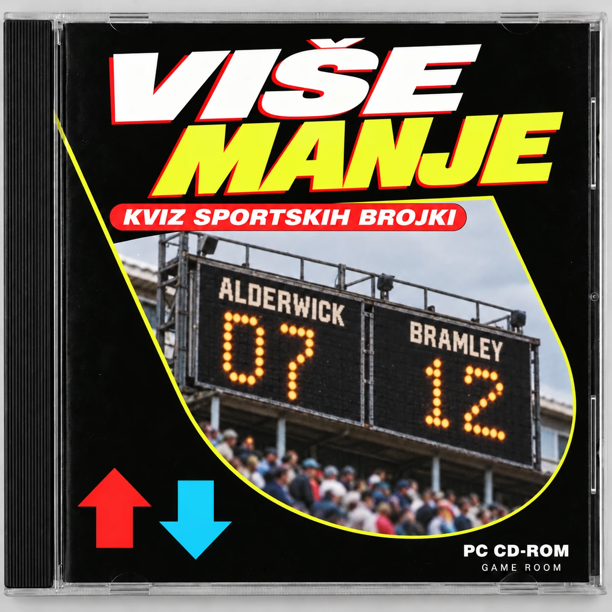 Retro CD naslovnica igre Više / Manje