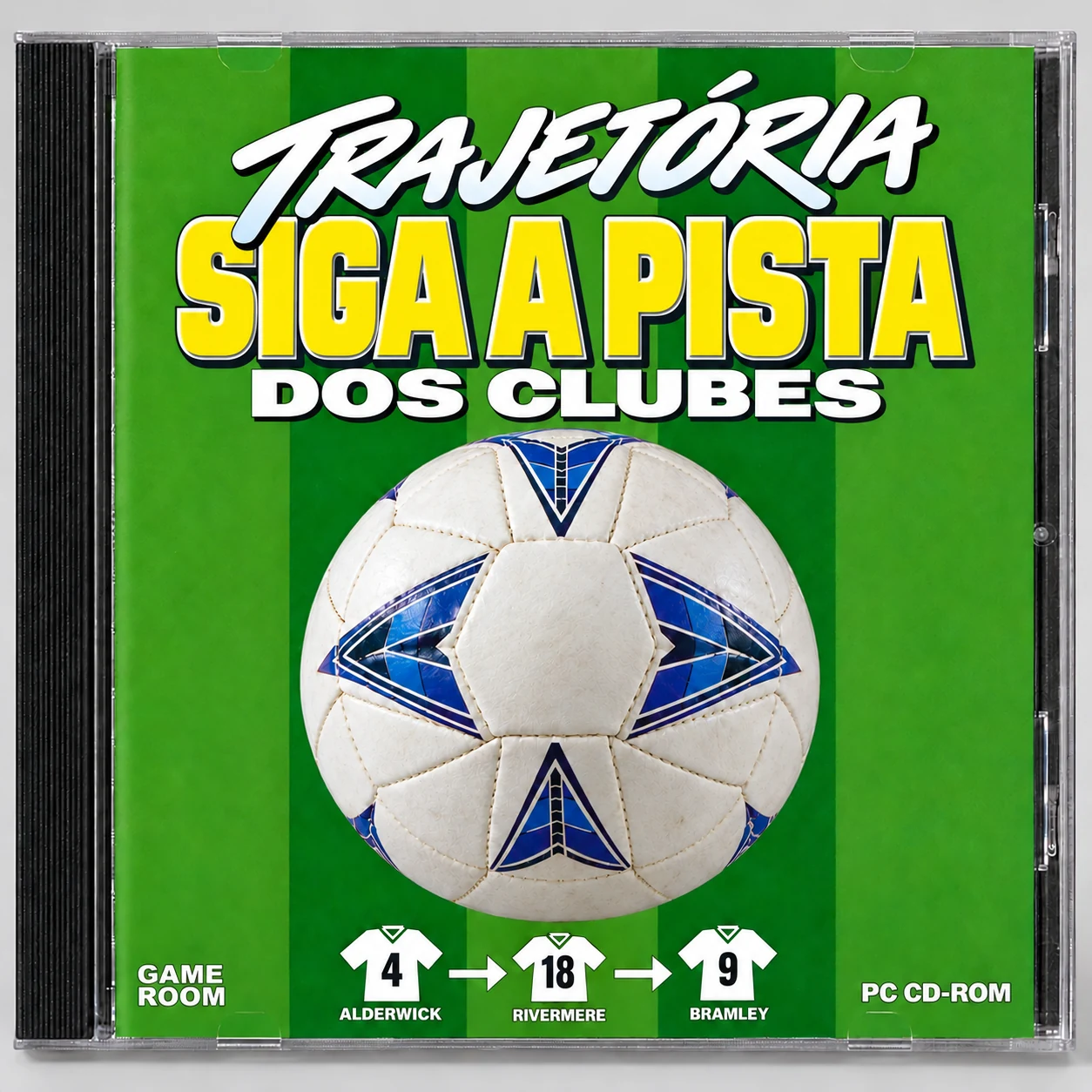 Capa retrô de CD do Trajetória