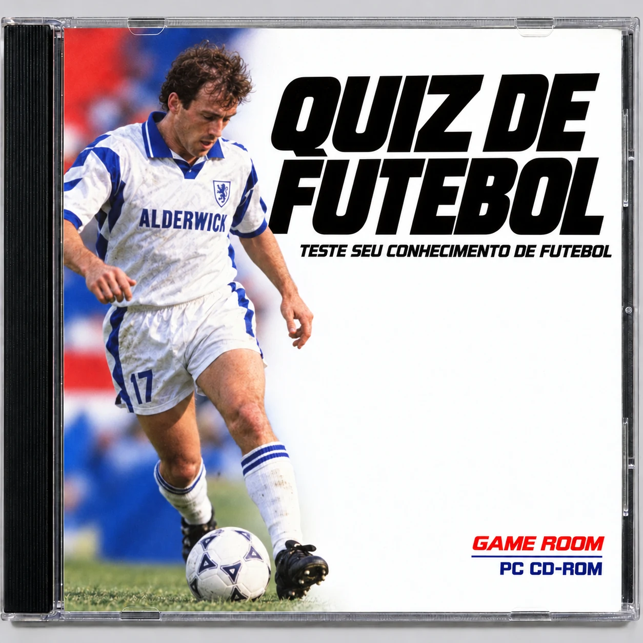 Capa do Quiz de futebol na coleção de CDs do Game Room