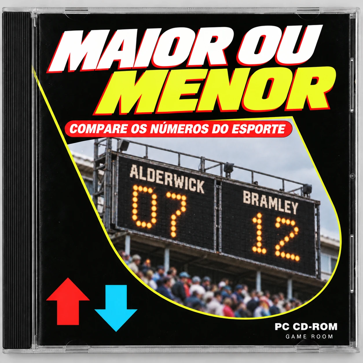 Capa retrô de CD do Maior ou menor
