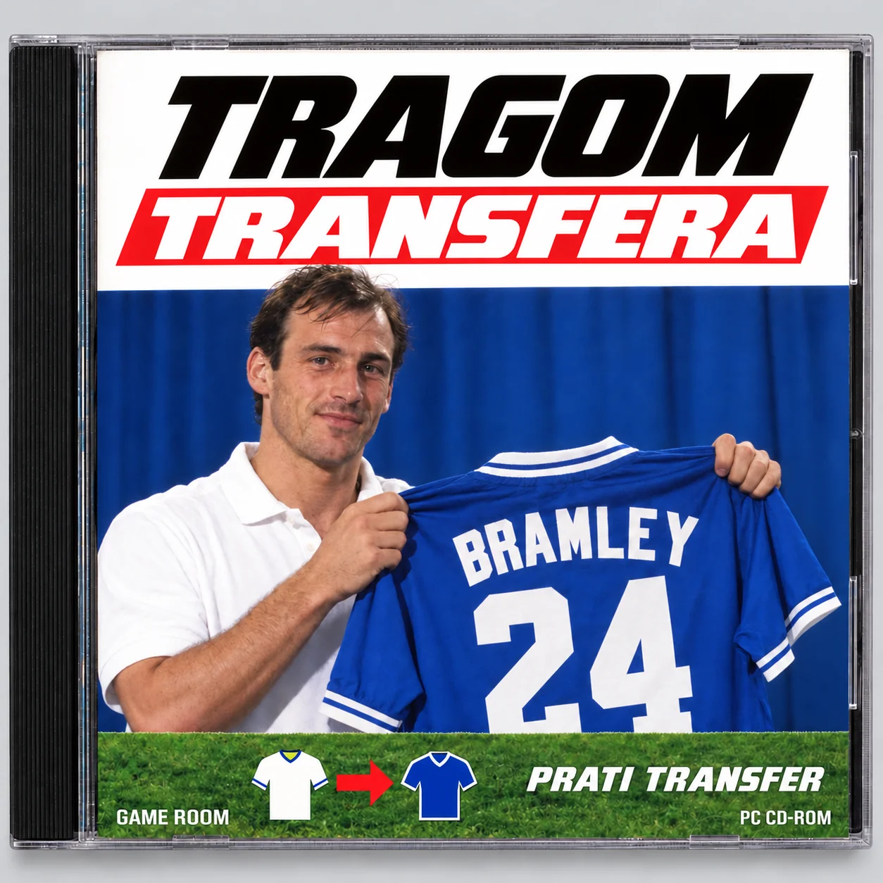 Retro omot CD igre Tragom transfera