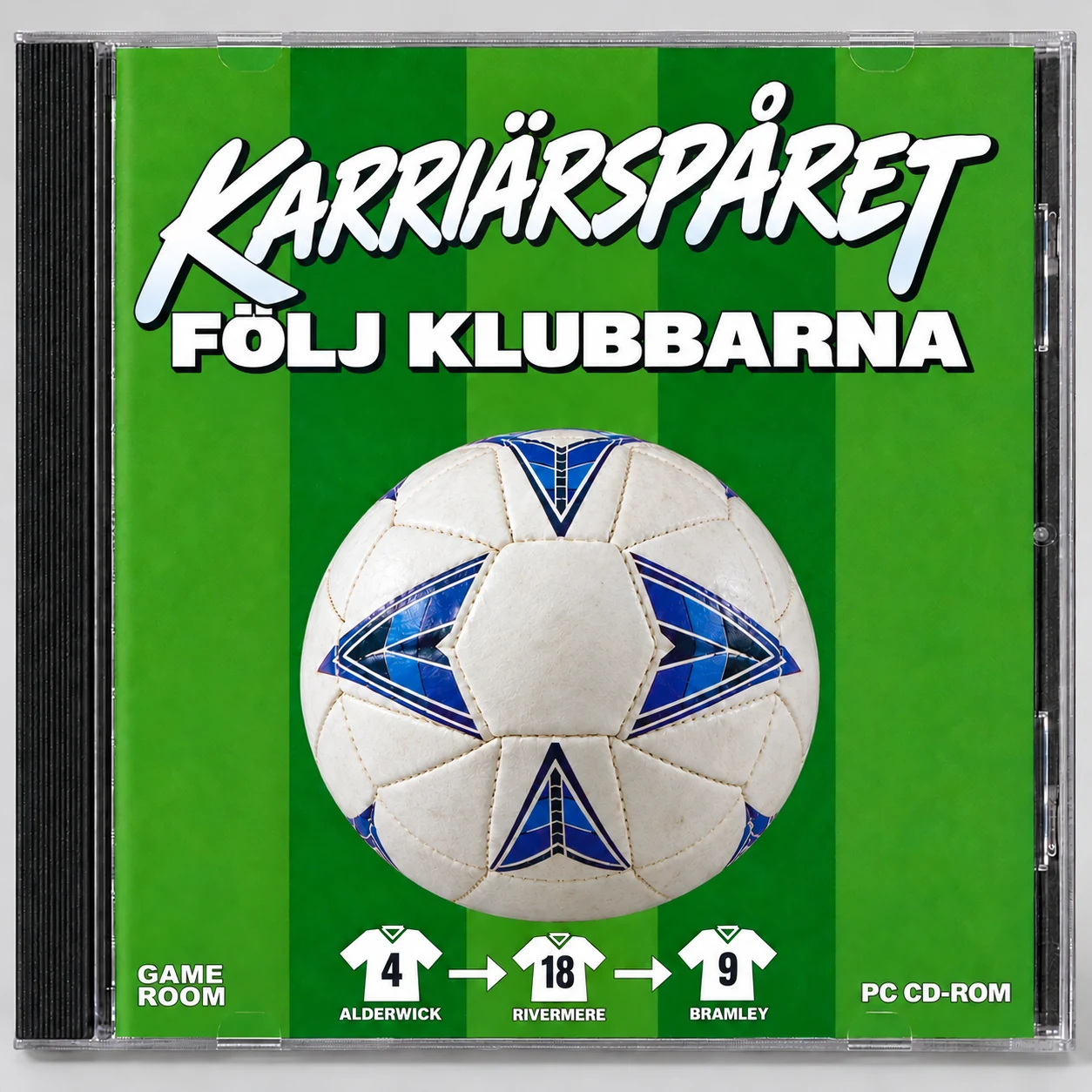 Retroinspirerat CD-omslag till Karriärspåret