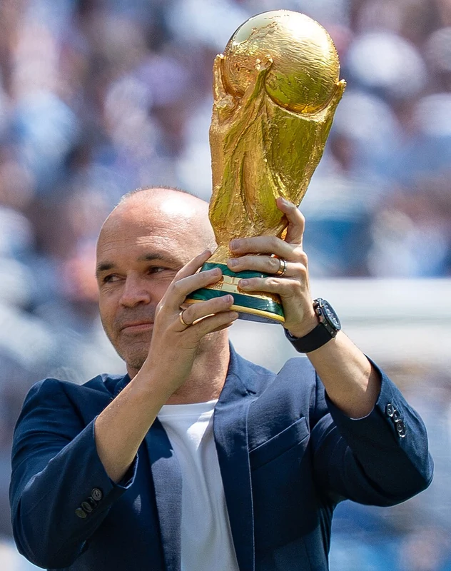 Portrait of Andrés Iniesta