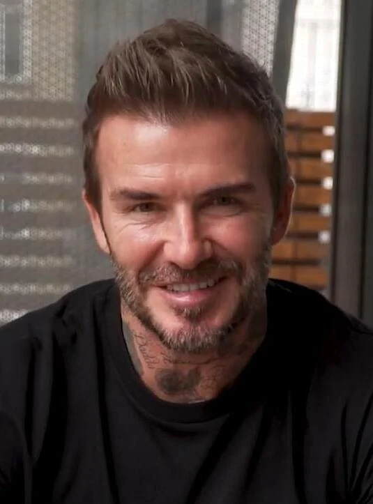 Portrait of David Beckham