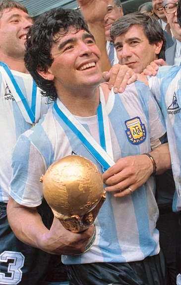 Portrait of Diego Maradona