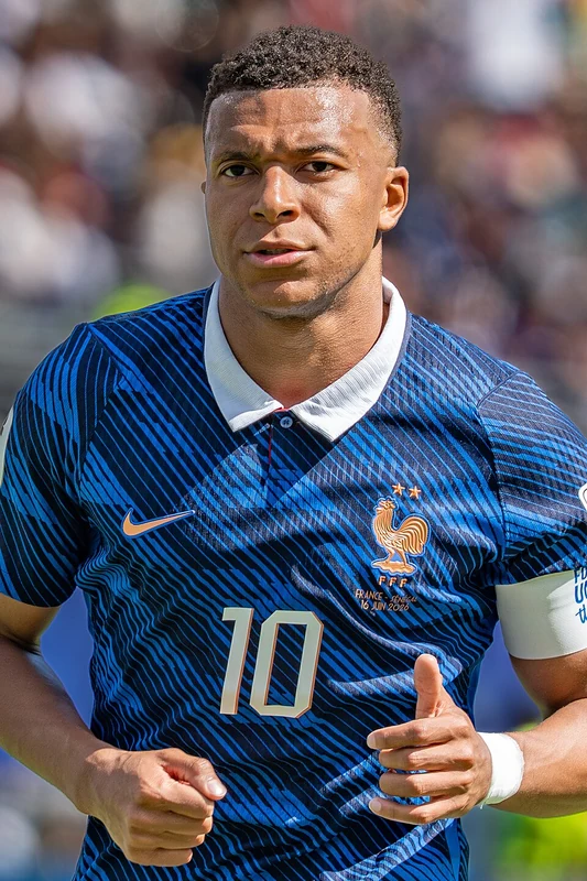 Portrait of Kylian Mbappé